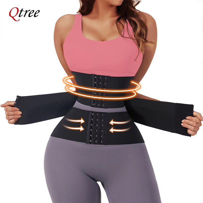 Shapewear Bodysuit Firm - Qtree korset pembentuk tubuh, pelatih pinggang