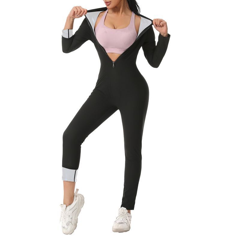Shapewear Bodysuit Firm - Baju Sauna Pembakar Lemak Termal Wanita,