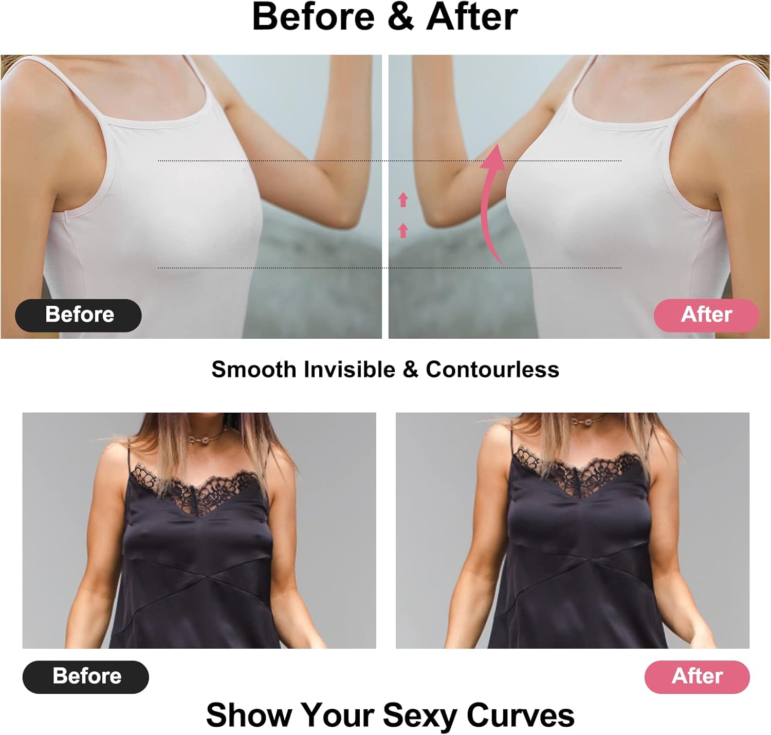 BH perekat push up tanpa tali, - Silicone Bra Adhesive ulasan dan harga