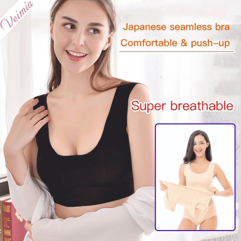 Bra Tank Top Wanita Tanpa Kawa - Bralette Wireless Soft ulasan dan harga