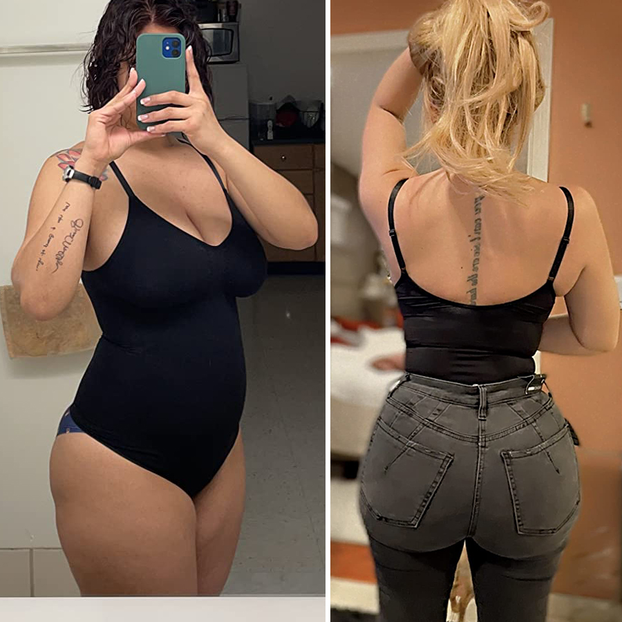 XS 3XL setelan tubuh tanpa kel - Shapewear Bodysuit Firm ulasan dan harga